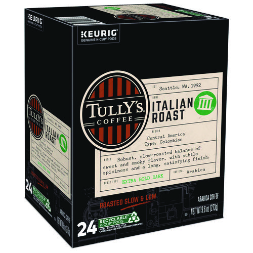 Italian Roast Coffee K-Cups, 24/Box