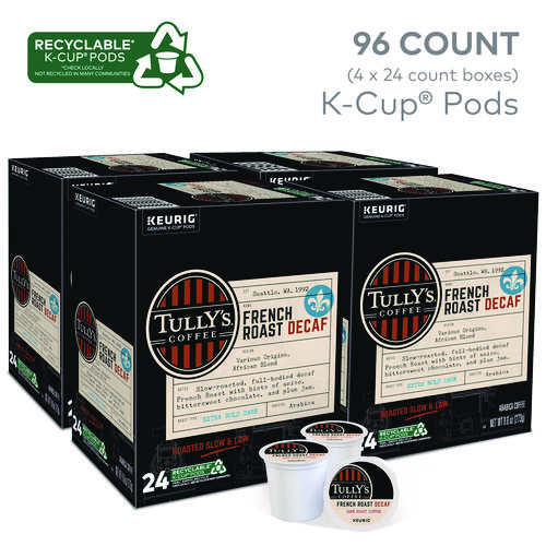 French Roast Decaf Coffee K-Cups, 96/Carton