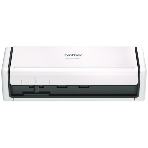 ADS-1350W Compact Desktop Scanner, 600 dpi x 600 dpi Optical Resolution, 20-Sheet Duplex Auto Document Feeder