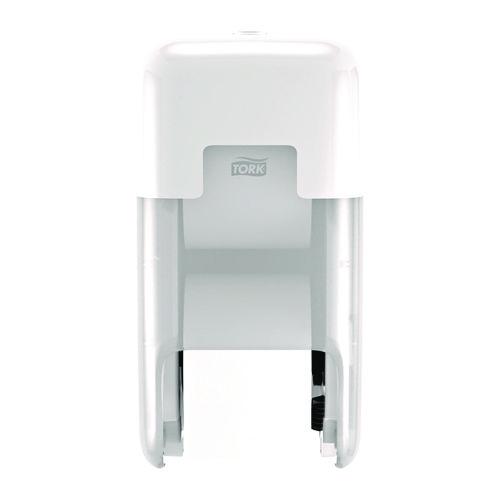 Tork - OptiServe Coreless Dispenser - two-roll capacity - wall-mounted design - fits T5 and T7 systems - white housing