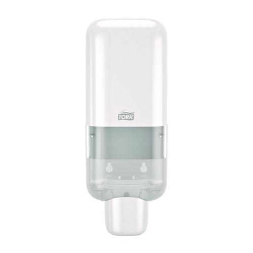 Tork - Soap and Sanitizer Dispenser - wall-mounted unit - fits S4 refill bottles - durable white housing - commercial restroom use