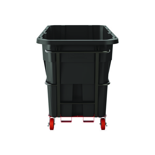 1.5 cu yd Heavy Duty Tilt Truck, Forkliftable Frame, 2,200 lb Capacity, Black