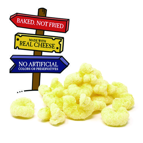 Puffs, Aged White Cheddar, 0.5 oz Bag, 36/Box