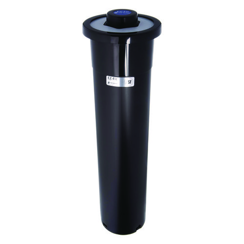 EZ-Fit One-Size-Fits-All Cup Dispenser, For 8 oz to 46 oz Cups, Black