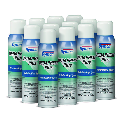 Medaphene Plus Disinfectant Spray, 15.5 oz Aerosol Spray, 12/Carton