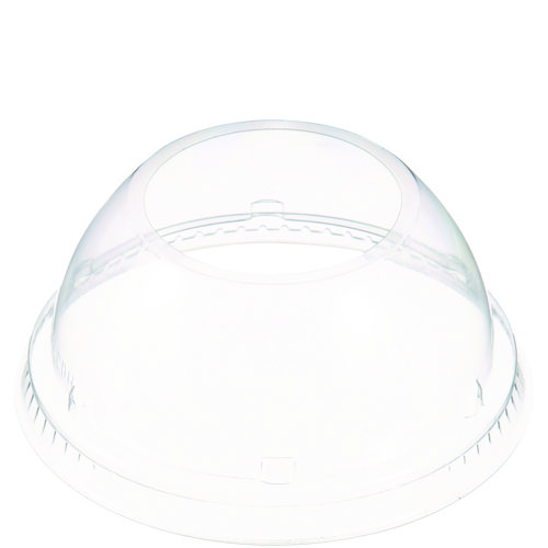 Dome-Top Sundae/Cold Cup Lids, Fits 12 oz to 24 oz Cold Cups, Plastic, Clear, 1,000/Carton