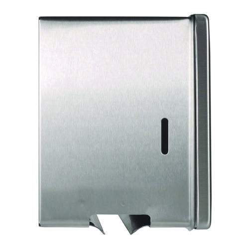 Surface-Mounted Paper Towel Dispenser, 12.13 x 6.13 x 7.25, Satin Finish Stainless Steel