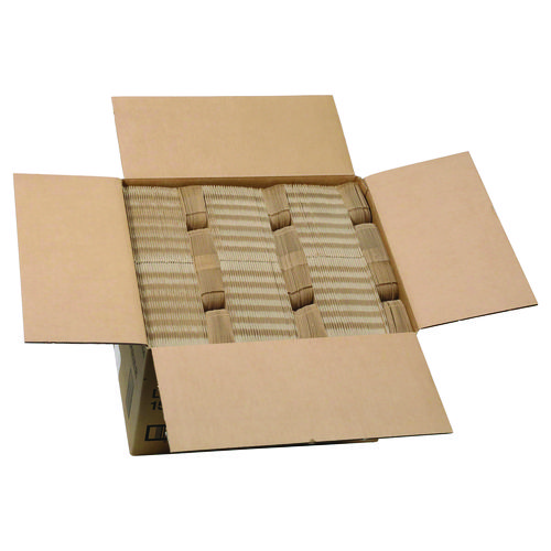 Paperboard Cup Carrier, Up to 44 oz, Two to Four Cups, Natural, 150/Carton