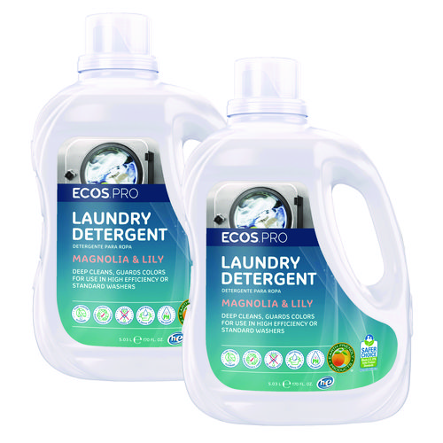 Laundry Detergent Liquid, Magnolia and Lily Scent, 170 oz Jug, 2/Carton