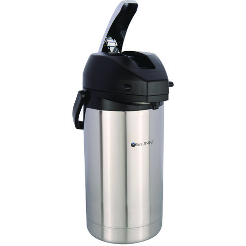 3 Liter Lever Action Airpot, Stainless Steel/Black