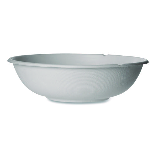 Vanguard Renewable and Compostable Sugarcane Bowls, Bowl, 32 oz, White, 400/Carton