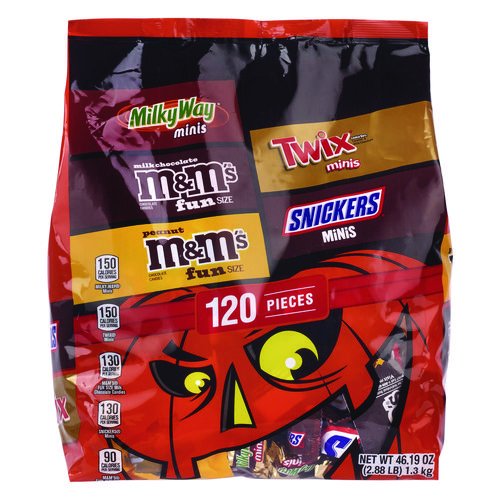 Mixed Chocolate Variety, Halloween Bundle, Chocolate, Two Bags, 155 Pieces