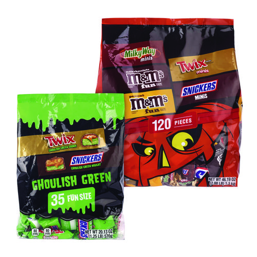 Mixed Chocolate Variety, Halloween Bundle, Chocolate, Two Bags, 155 Pieces