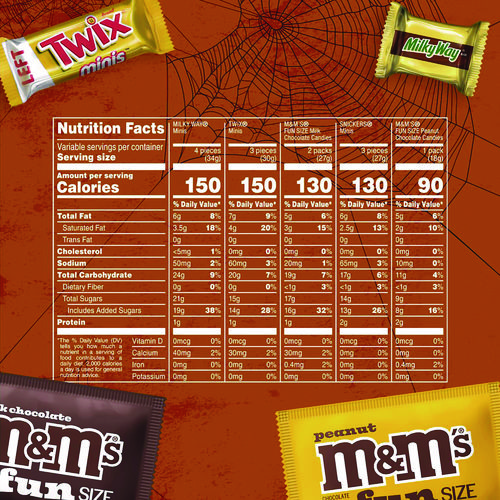 Mixed Chocolate Variety, Halloween Bundle, Chocolate, Two Bags, 155 Pieces