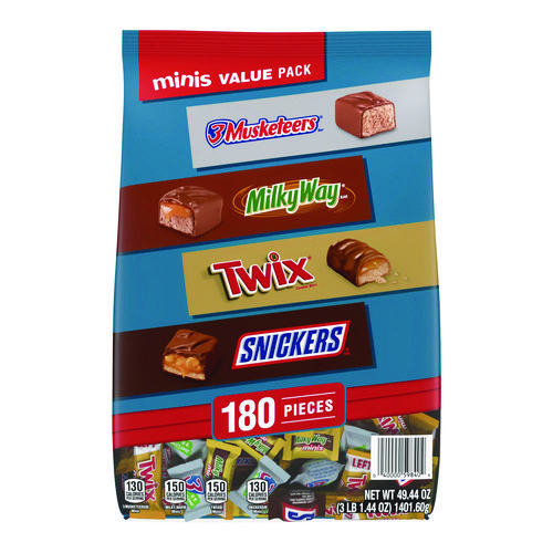 Chocolate All Time Favorites, Assorted Chocolates, 3 Bags/Carton