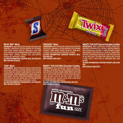 Mixed Chocolate Variety, Halloween Bundle, Chocolate, Two Bags, 155 Pieces