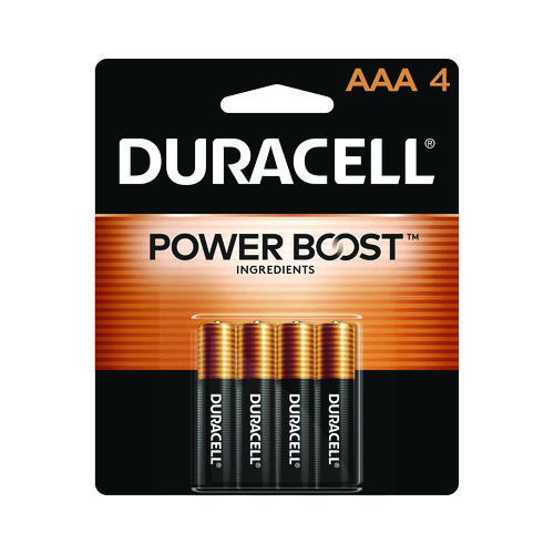 Power Boost CopperTop Alkaline AAA Batteries, 4/Pack