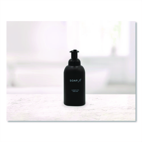 Eco Glass Bottle Soap Dispenser, 350 mL, Black