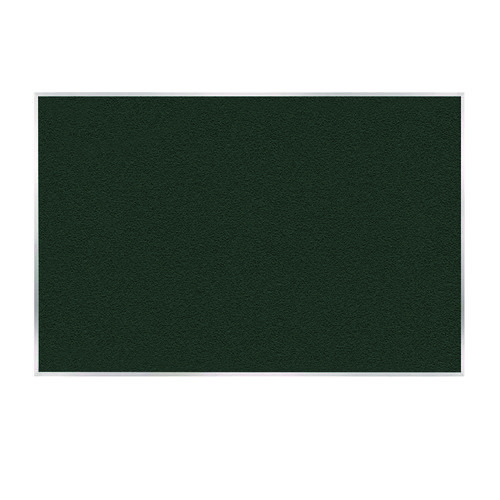 Vinyl Bulletin Board with Aluminum Frame, 87.91" x 48.5", Ebony Surface, Satin Aluminum Frame