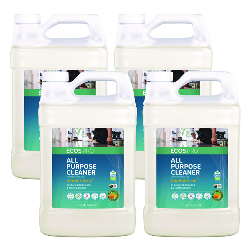 Orange Plus All-Purpose Cleaner and Degreaser, Citrus Scent, 1 gal Bottle, 4/Carton