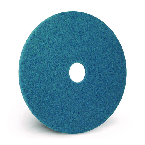 Blue Cleaner Pad, 13", Blue, 5/Carton