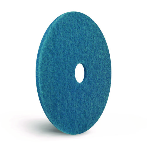 Blue Cleaner Pad, 13", Blue, 5/Carton