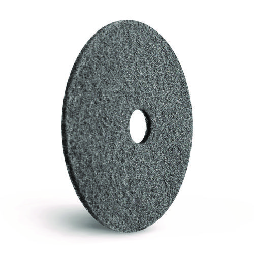 Black Diamond 800 Deep Cleaning Pad, 20" Diameter, 800 Grit, Black/Gray, 2/Carton