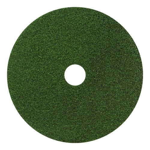 Black Diamond 3000 Grit Diamond Pad, 13" Diameter, Black/Green, 2/Carton