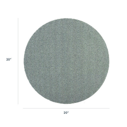 Sand Screen Discs, 20" Diameter, 60 Grit, Gray, 10/Carton