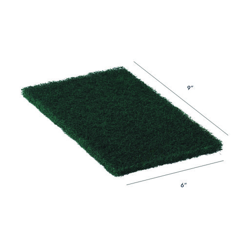 94-86 X-Heavy Duty Hand Pad, 6 x 9, Green, 15/Carton