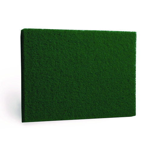 Scrubbing Pads, 14 x 28, Green, 5/Carton