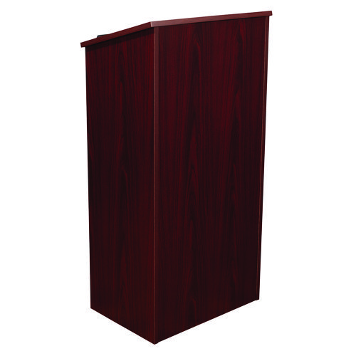 Full Floor Lectern, 23 x 16 x 46.5, Mahogany