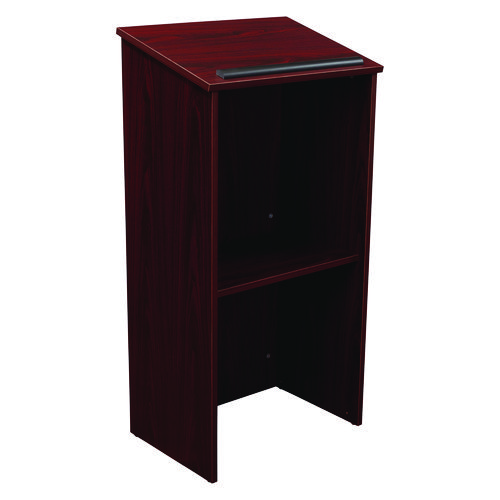 Full Floor Lectern, 23 x 16 x 46.5, Mahogany