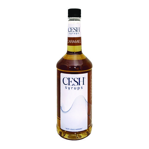 CEHGRE79194 - Enjoy the rich, sweet, and buttery flavor of CESH™ caramel. Popular for coffee, but can also be used with cocktails and as a dessert ingredient. Made with natural flavors and pure cane sugar. Flavor: Caramel; Product Packaging: Bottle; Premeasured: No; Volume Capacity: 33.81 oz.