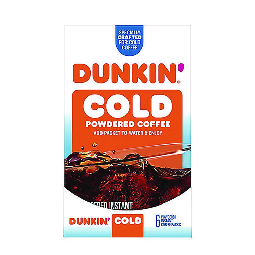 Cold Powdered Coffee, 1.02 oz Packet, 6/Box