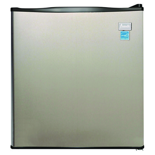 1.7 Cu. Ft. All Refrigerator, Stainless Steel/Black