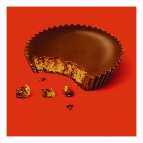 Snack Size Peanut Butter Cups, 19.5 oz Bag, 2 Bags/Carton