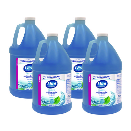 Antibacterial Foaming Hand Wash Refill, Spring Water Scent, 1 gal, 4/Carton