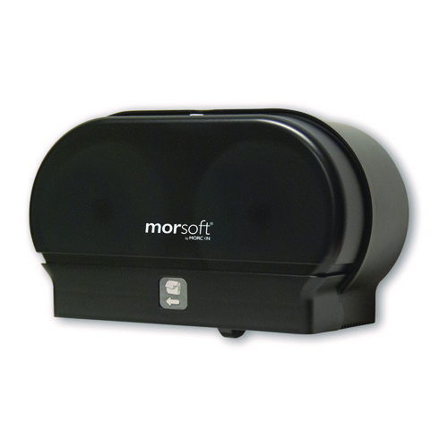 Morsoft Small Core Tissue Dispenser, 11.86 x 5.48 x 7.32, Black Translucent