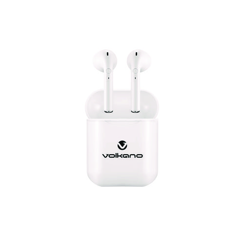 Buds Plus True Wireless Bluetooth Stereo Headphones, White