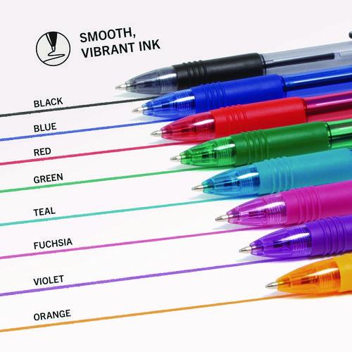 Zebra Z-Grip Confezione Regalo 16 Penne A Sfera Retrattili, Inchiostro Liscio, Punta 1,0 Mm, Colore Viola