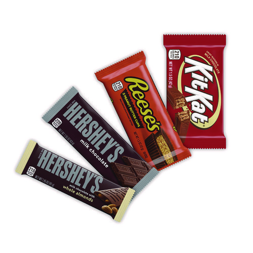 Full Size Chocolate Candy Bar Variety Pack, Assorted, 1.5 oz Bars, 30 Bars