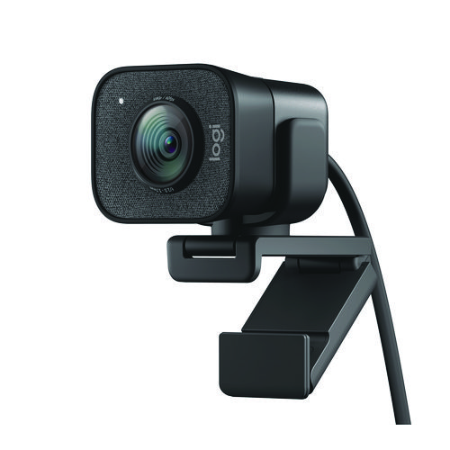 StreamCam Plus Webcam, 1920 pixels x 1080 pixels, 2.1 Mpixels, Black