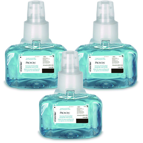 Foaming Antimicrobial Handwash with PCMX Refill, For LTX-7, Floral Scent, 700 mL, 3/Carton