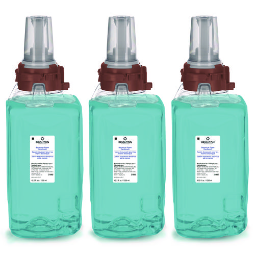 ADX Foaming Hand Soap Refills, Botanical Scent, 1,250 mL, 3/Carton