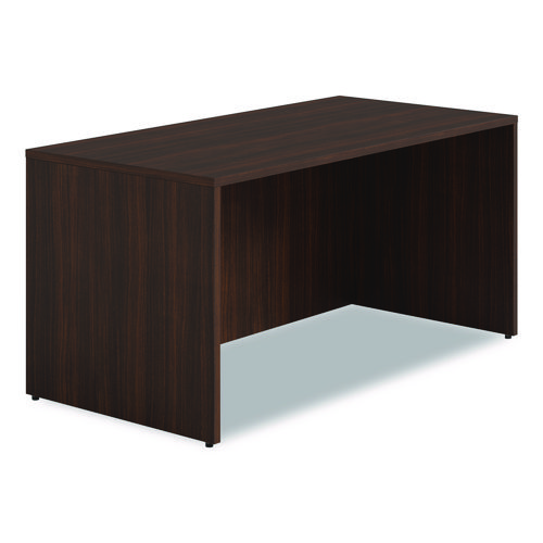 Alera Seville Series Desk Shell, 60" x 30" x 29", Mahogany