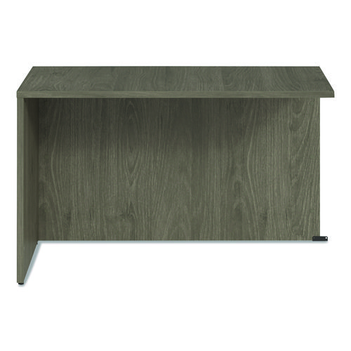 Alera Seville Series Return Shell, Reversible, 48" x 24" x 29", Walnut
