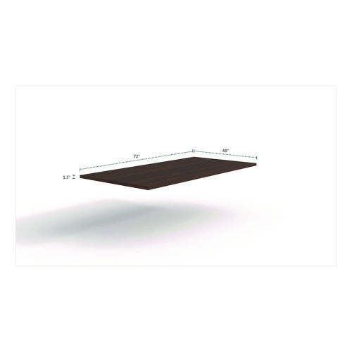 Alera Seville 96" Wide Conference Table Top, Rectangular, 96w x 48d x 1.5h, Mahogany