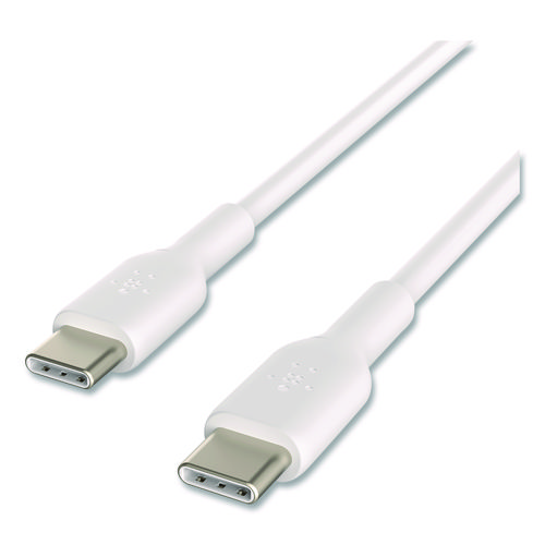 BOOST CHARGE USB-C to USB-C Cable, 3.3 ft, White, 2/Pack