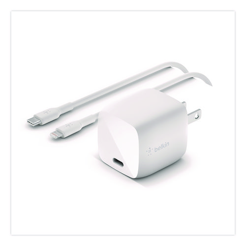 BOOST CHARGE USB-C PD 3.0 PPS Wall Charger + USB-C to USB-C Cable, White